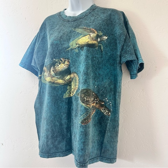 GIDAN Sea Turtle Mandalay Bay Souvenir Graphic T-Shirt Womens Size L Cotton - Picture 5 of 10